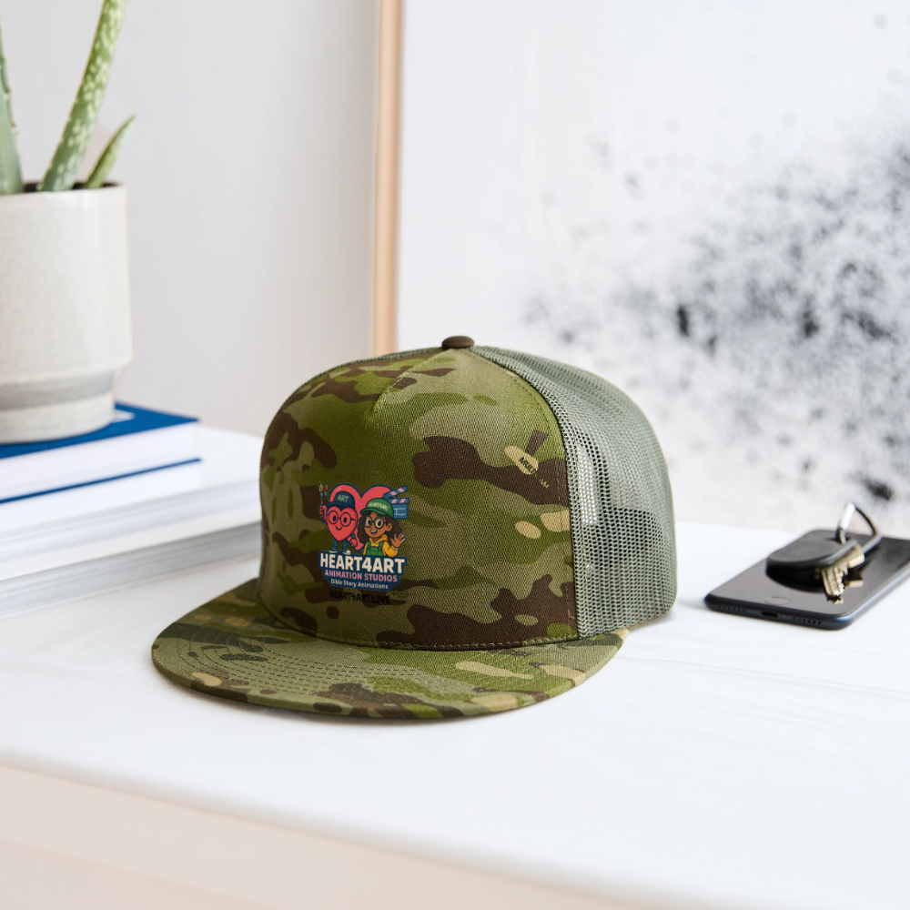 HEART4ART ANIMATION STUDIOS Trucker Hat - MultiCam\green
