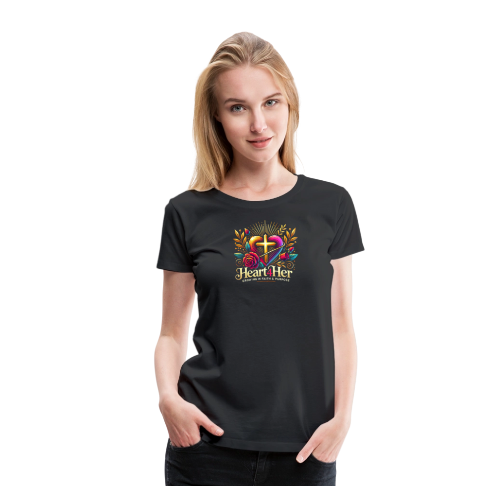 Heart4Her Women’s Premium T-Shirt - black