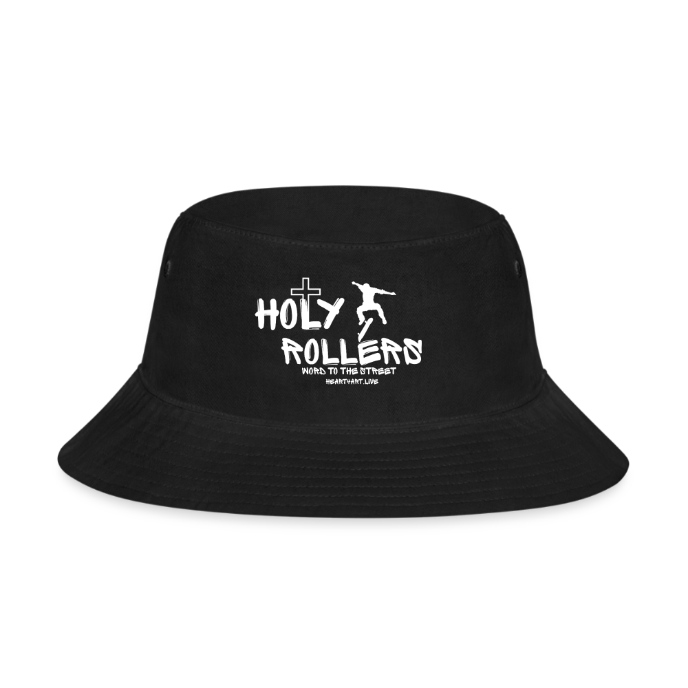 HOLY ROLLERS SKATER 🛹Bucket Hat - black
