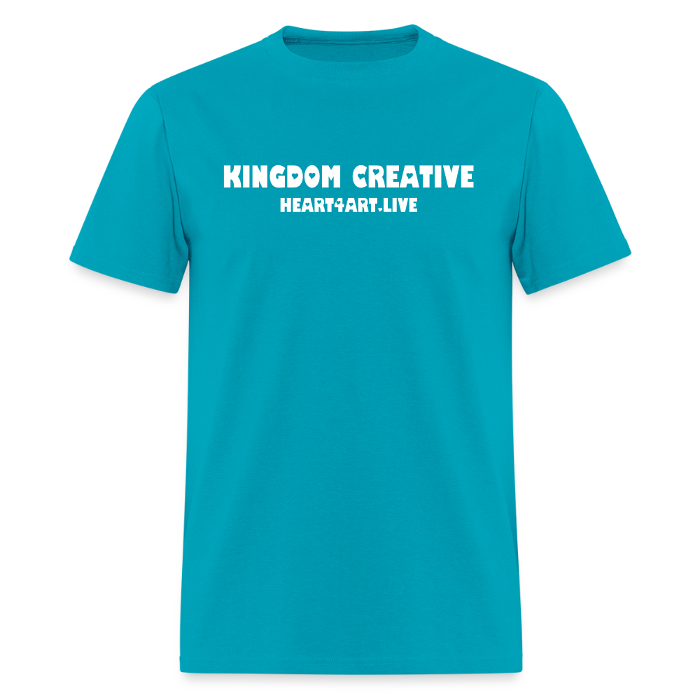 KINGDOM CREATIVE SPREAD LOVE Unisex Classic T-Shirt - turquoise