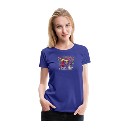Heart4Her Women’s Premium T-Shirt - royal blue