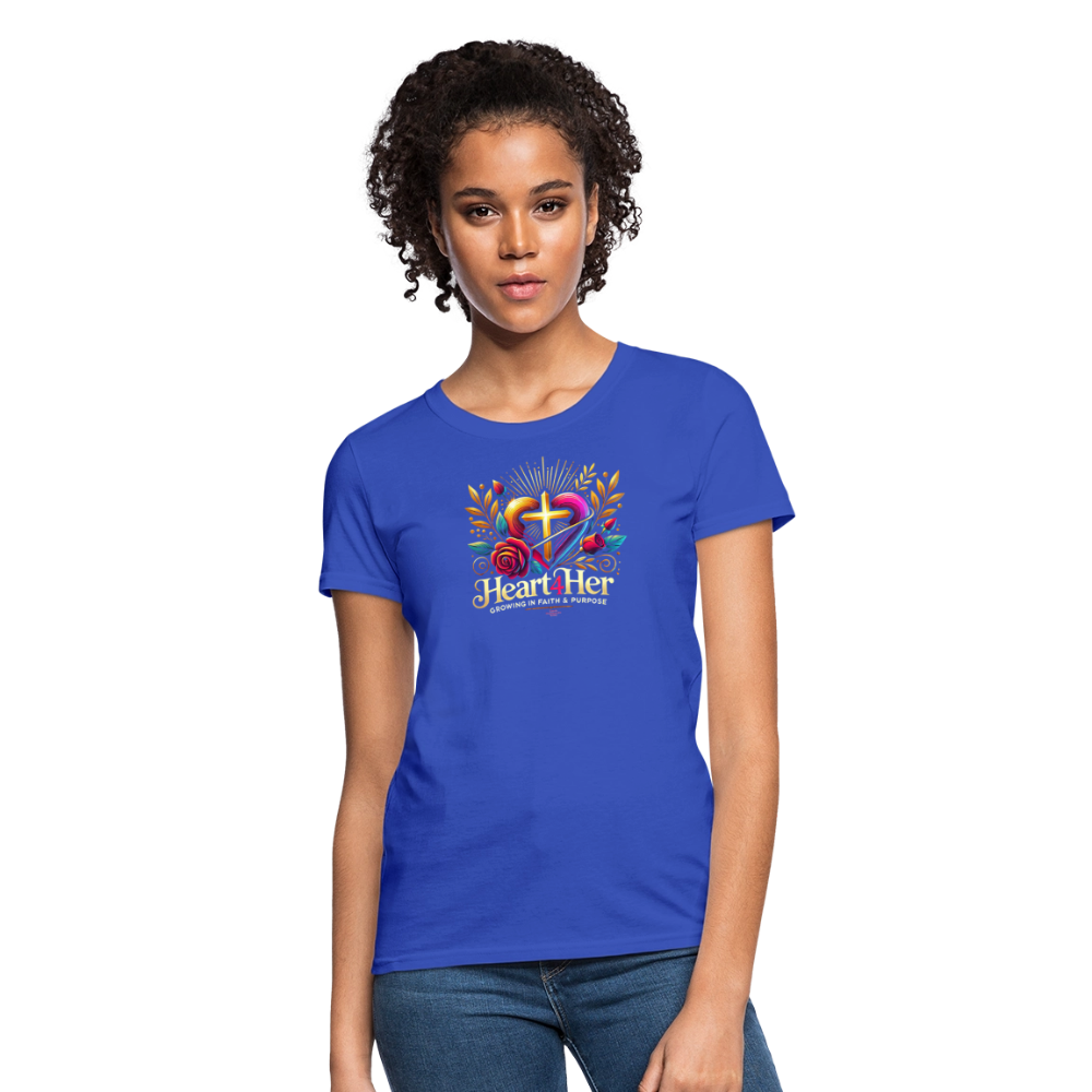 Heart4Her Women's T-Shirt - royal blue