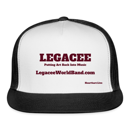 LEGACEE Trucker Hat - white/black