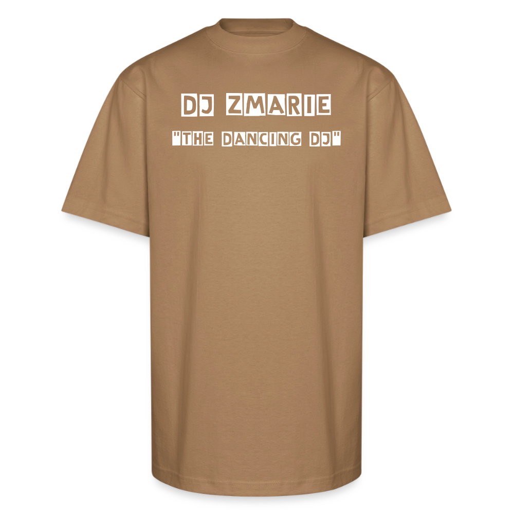 DJ ZMARIE "THE DANCING DJ" Unisex Oversized Heavyweight T-Shirt - khaki