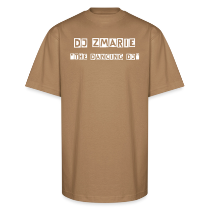 DJ ZMARIE "THE DANCING DJ" Unisex Oversized Heavyweight T-Shirt - khaki