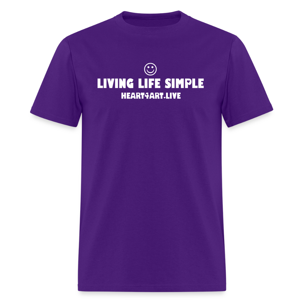 LIVING LIFE SIMPLE SPREAD LOVE Unisex Classic T-Shirt - purple