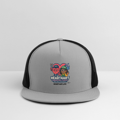 HEART4ART ANIMATION STUDIOS Trucker Hat - gray/black