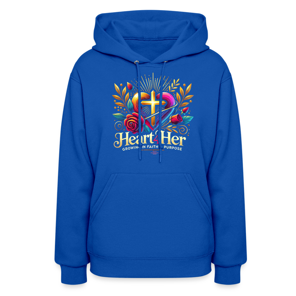 Heart4Her Women's Hoodie - royal blue