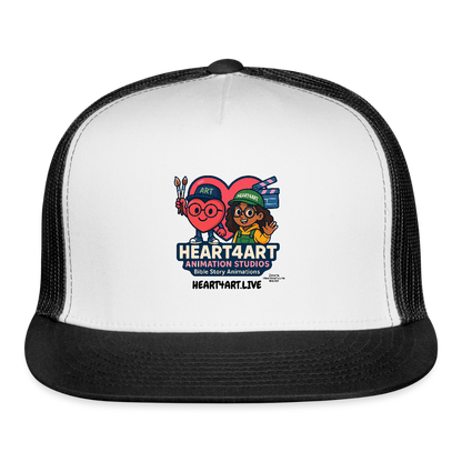 HEART4ART ANIMATION STUDIOS Trucker Hat - white/black