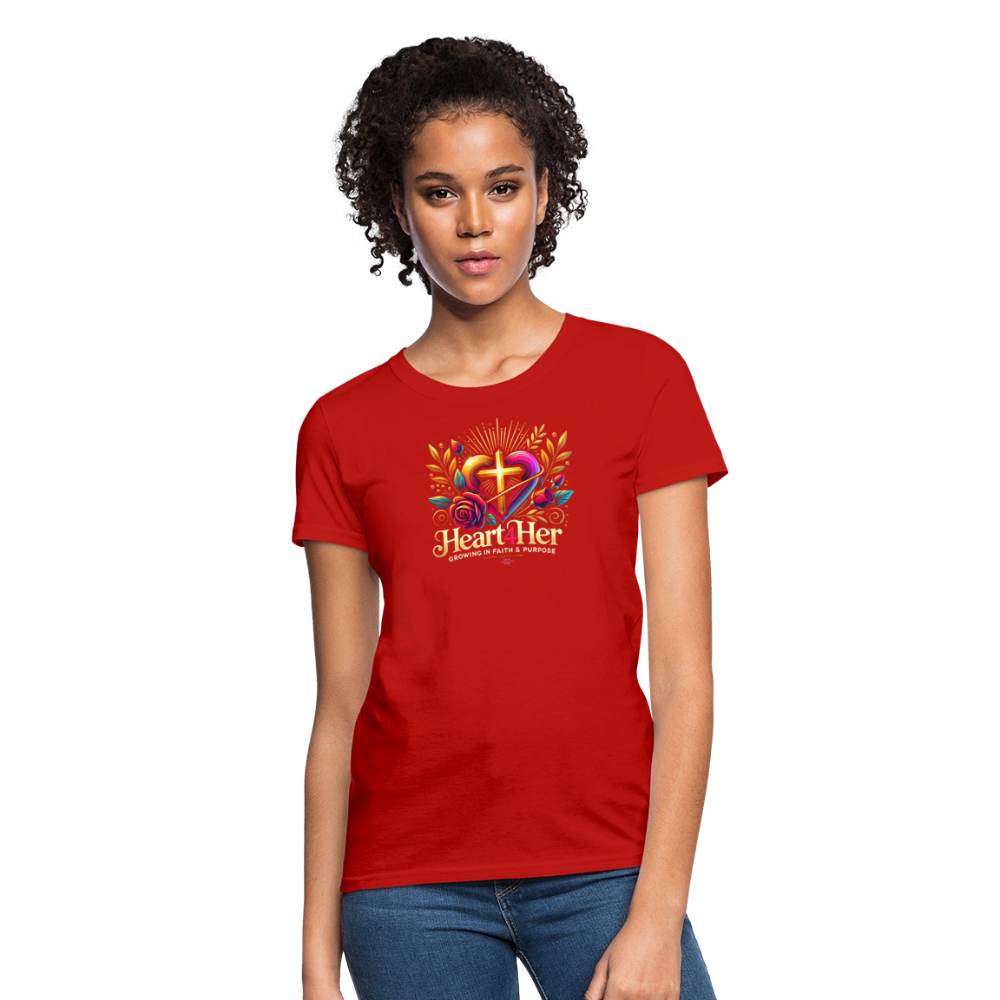 Heart4Her Women's T-Shirt - red