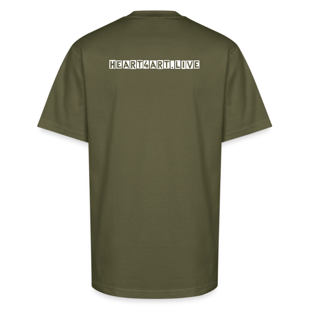 DJ ZMARIE "THE DANCING DJ" Unisex Oversized Heavyweight T-Shirt - classic olive