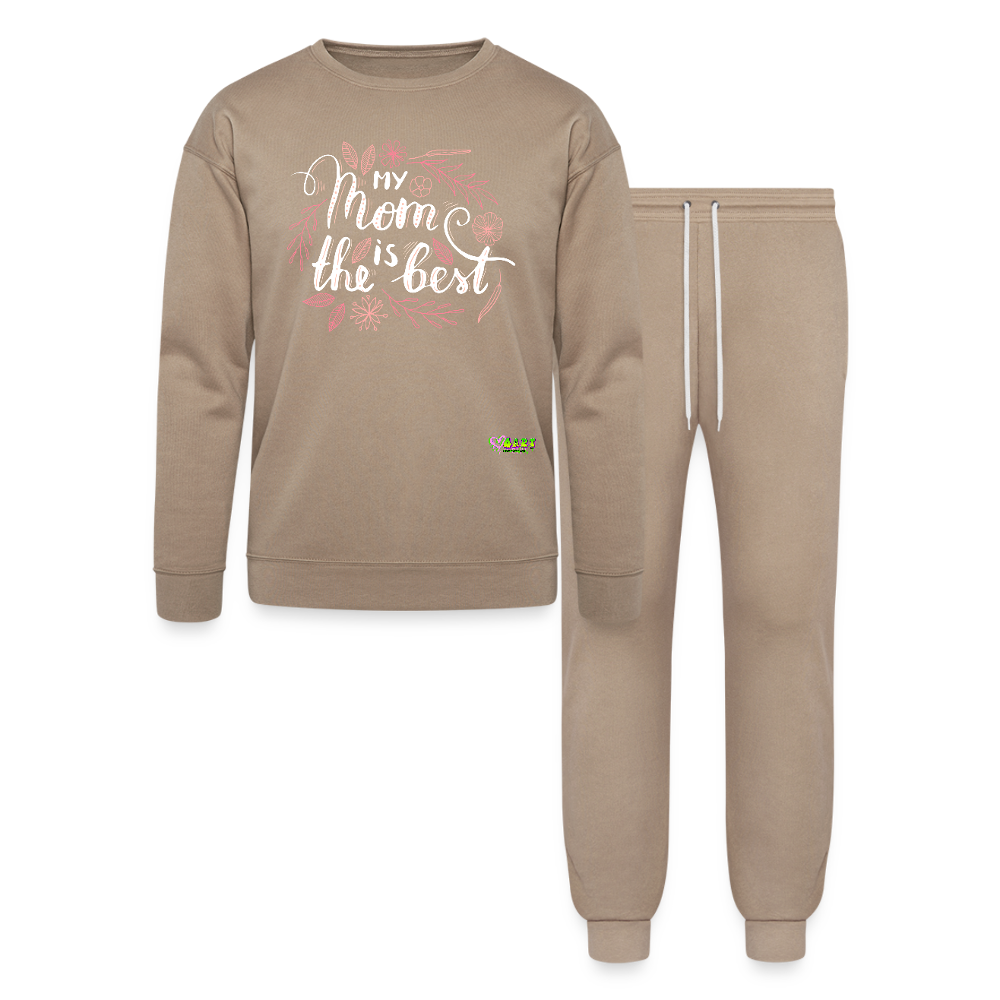 Mom is the Best-Bella + Canvas Unisex Lounge Wear Set - tan