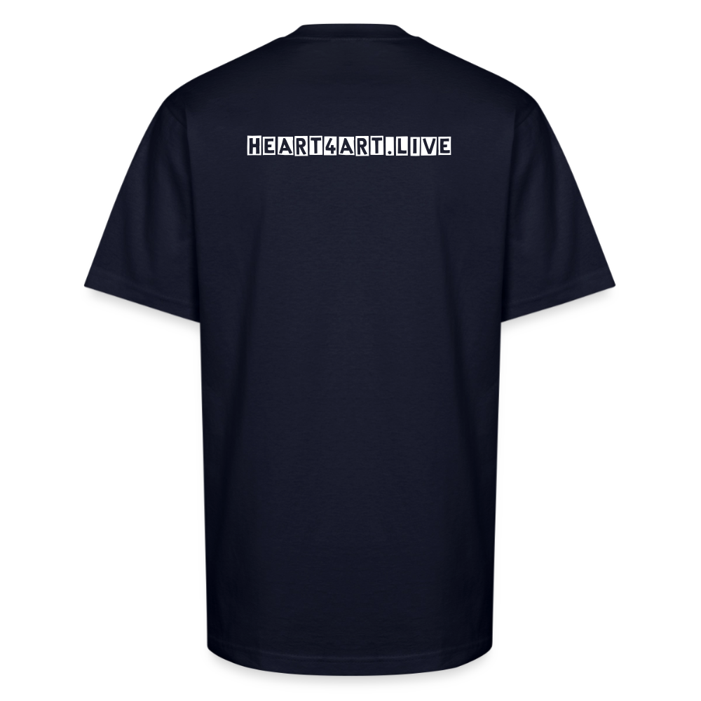DJ ZMARIE "THE DANCING DJ" Unisex Oversized Heavyweight T-Shirt - navy