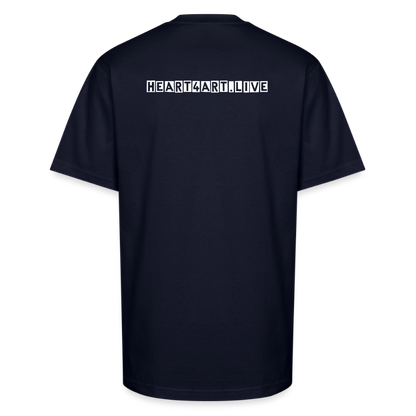 DJ ZMARIE "THE DANCING DJ" Unisex Oversized Heavyweight T-Shirt - navy