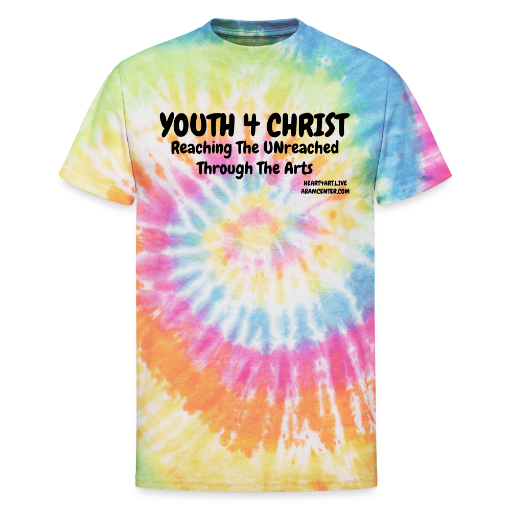 YOUTH 4 CHRIST Unisex Tie Dye T-Shirt - rainbow