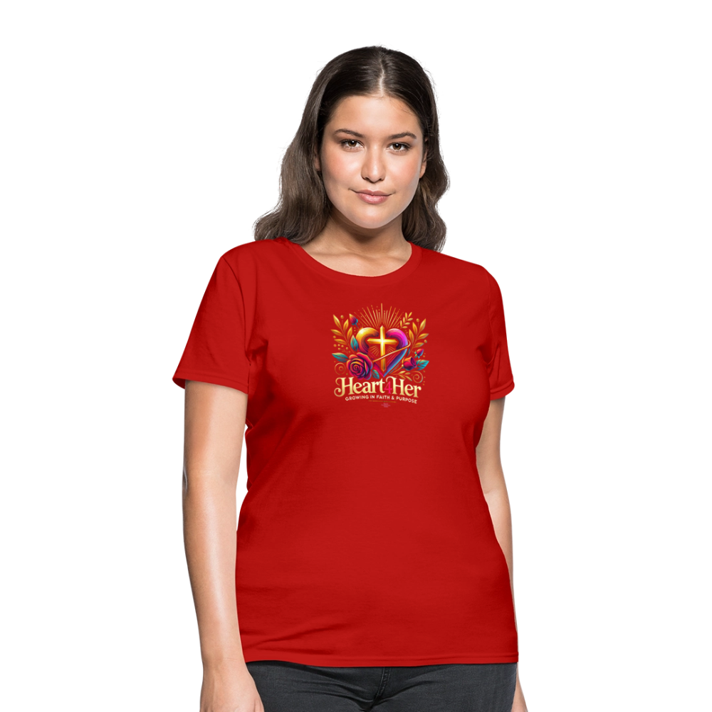 Heart4Her Women's T-Shirt - red