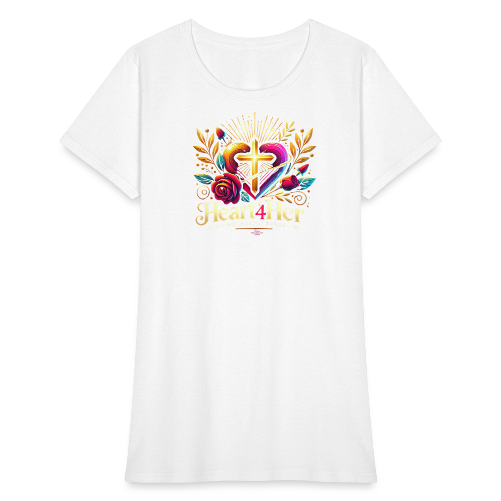 Heart4Her Women's T-Shirt - white