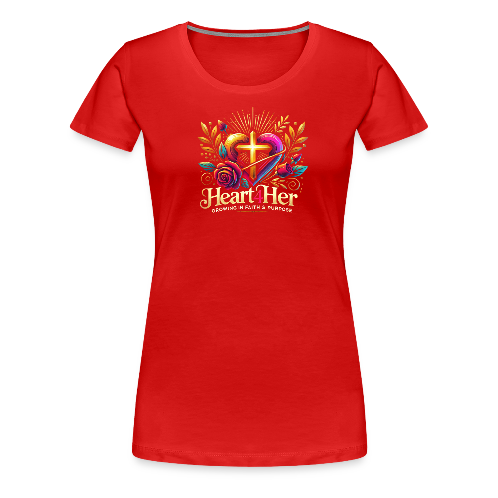 Heart4Her Women’s Premium T-Shirt - red