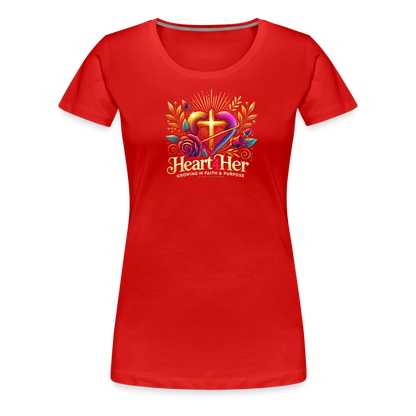 Heart4Her Women’s Premium T-Shirt - red