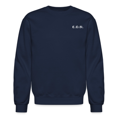 Word to the Street Bible Anime Series Crewneck Sweatshirt - navy
