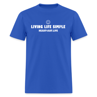 LIVING LIFE SIMPLE SPREAD LOVE Unisex Classic T-Shirt - royal blue