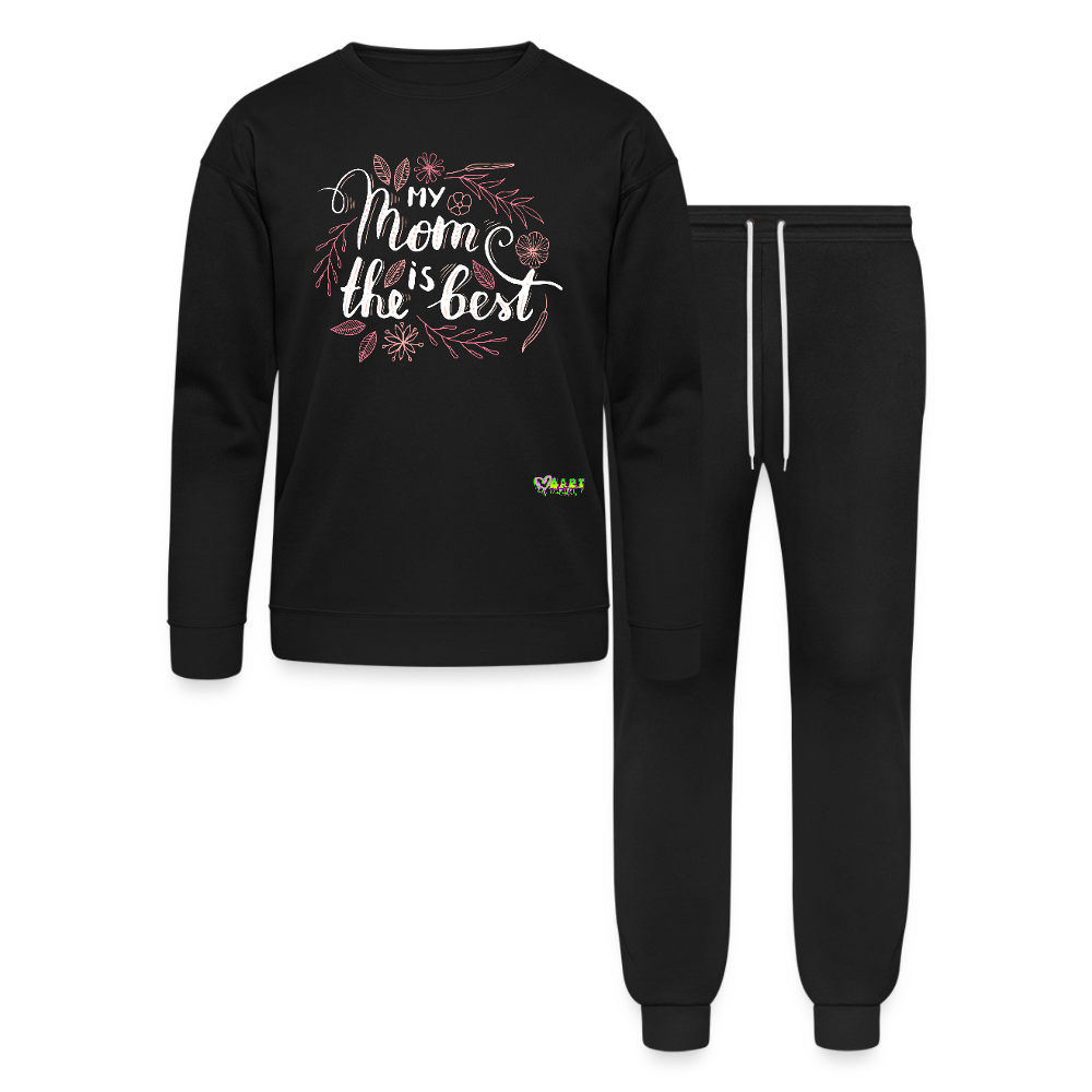 Mom is the Best-Bella + Canvas Unisex Lounge Wear Set - black