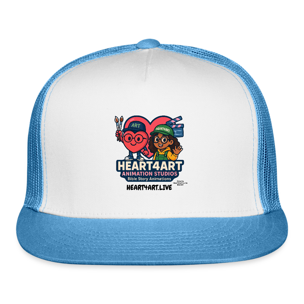 HEART4ART ANIMATION STUDIOS Trucker Hat - white/blue