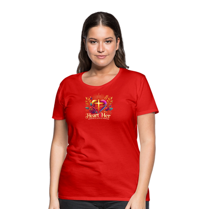 Heart4Her Women’s Premium T-Shirt - red