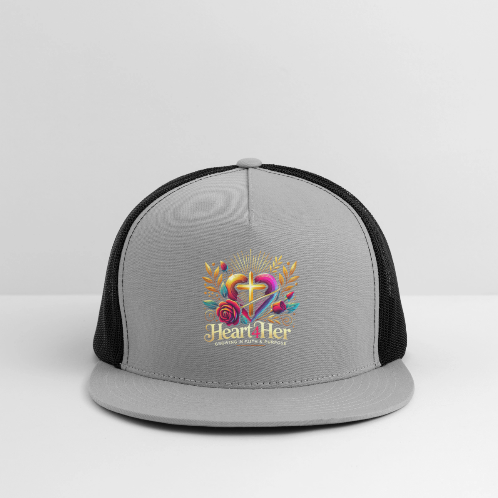 Heart4Her Trucker Hat - gray/black