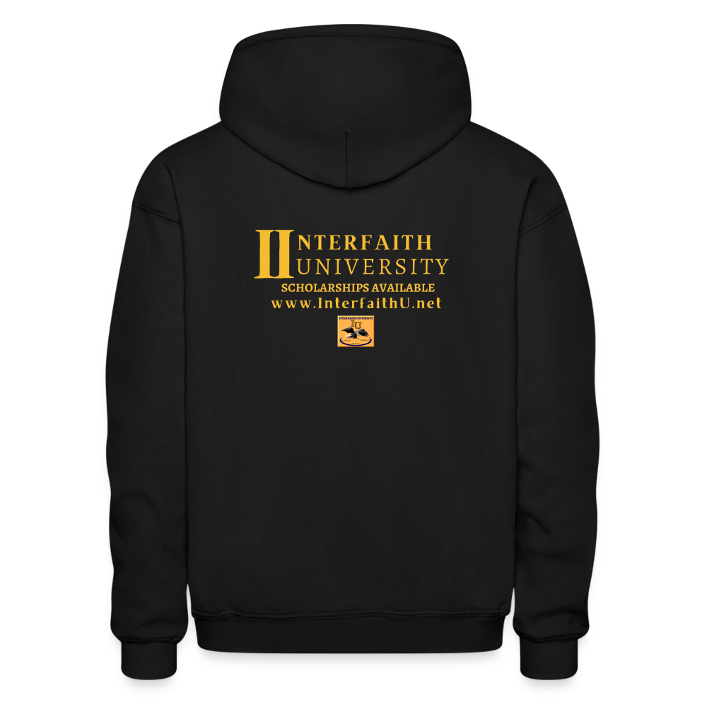 Interfaith University Customizable Gildan Heavy Blend Adult Hoodie - black