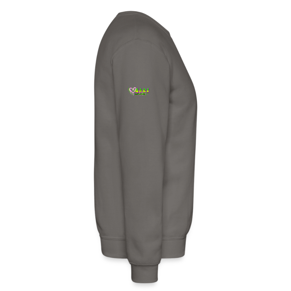 ON FYE 4 JESUS Crewneck Sweatshirt - asphalt gray