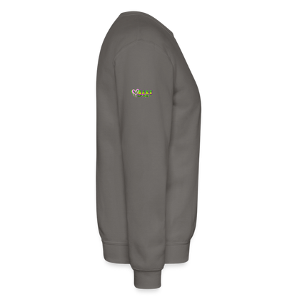 ON FYE 4 JESUS Crewneck Sweatshirt - asphalt gray