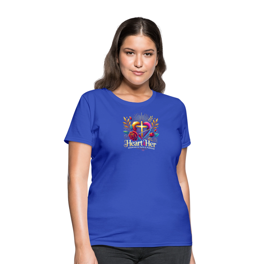 Heart4Her Women's T-Shirt - royal blue