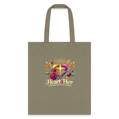 Heart4Her Tote Bag - khaki