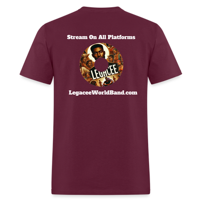 Legacee Unisex Classic T-Shirt - burgundy