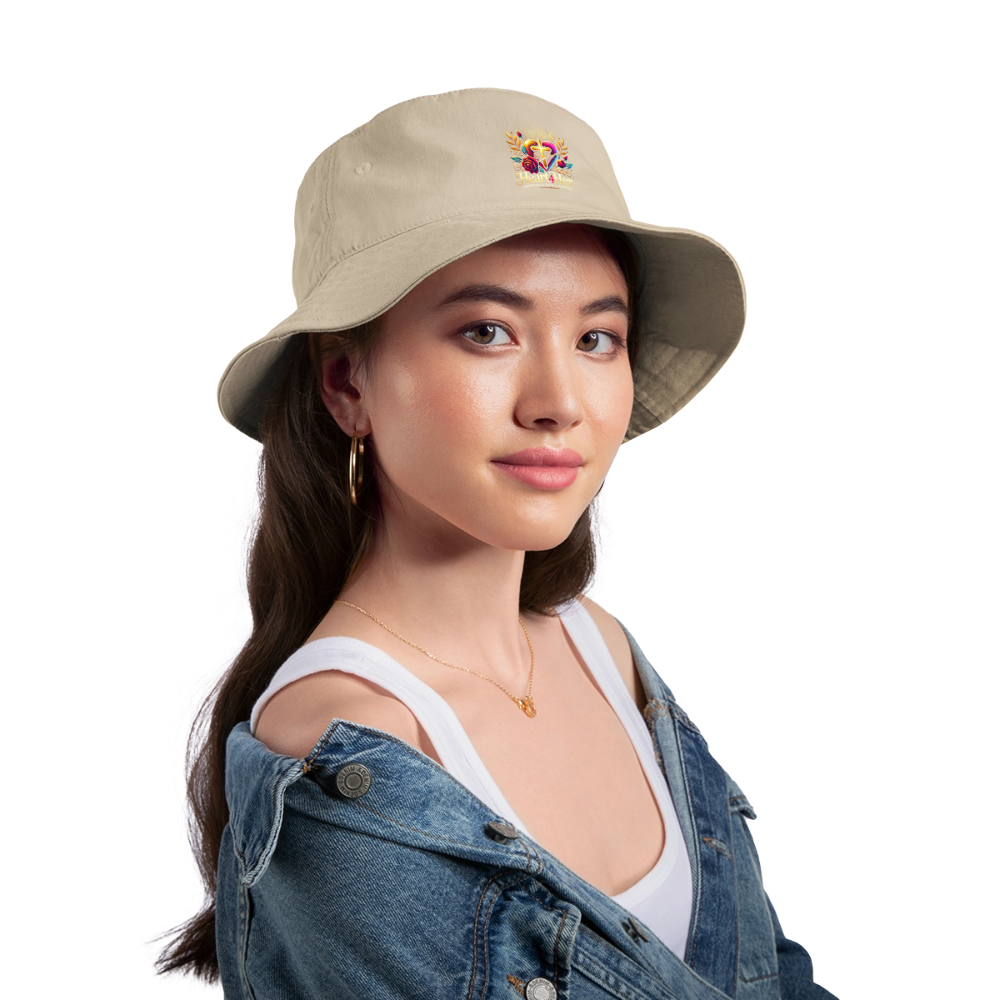 Heart4Her Bucket Hat - cream
