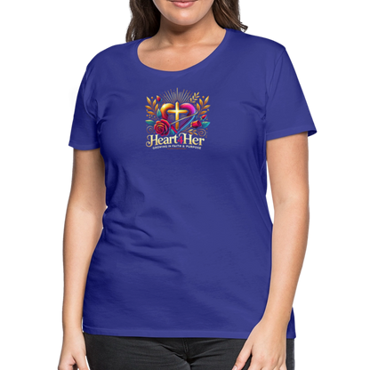 Heart4Her Women’s Premium T-Shirt - royal blue