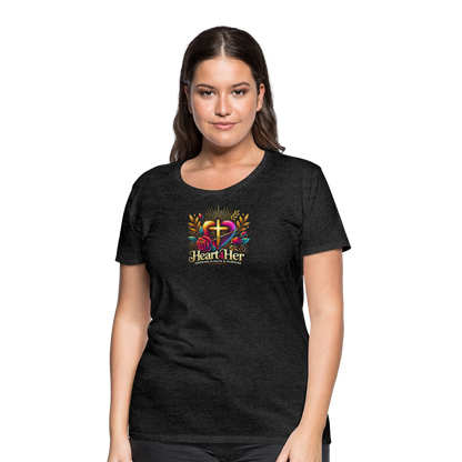 Heart4Her Women’s Premium T-Shirt - charcoal grey