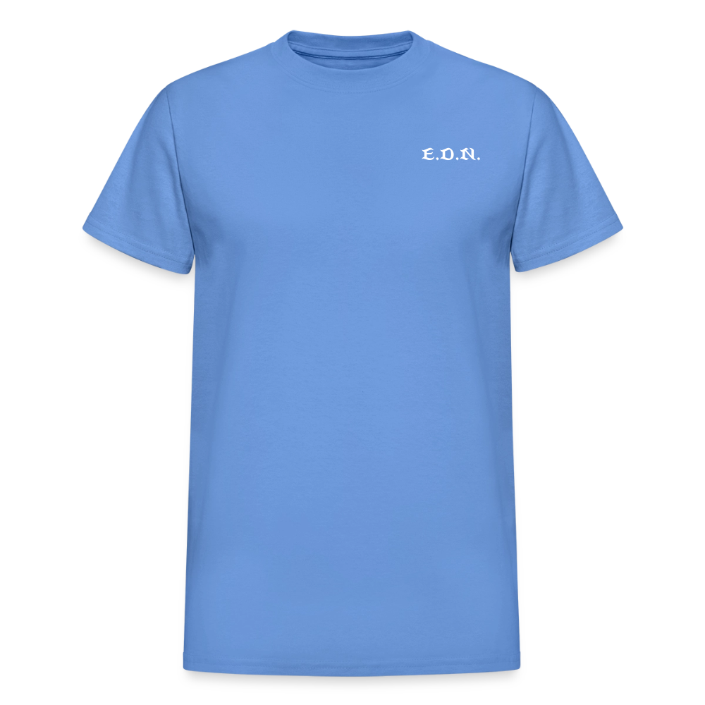 ADAM AND EVE (GENESIS CHAPTERS 1-3 COMIC STYLE ildan Ultra Cotton Adult T-Shirt - carolina blue