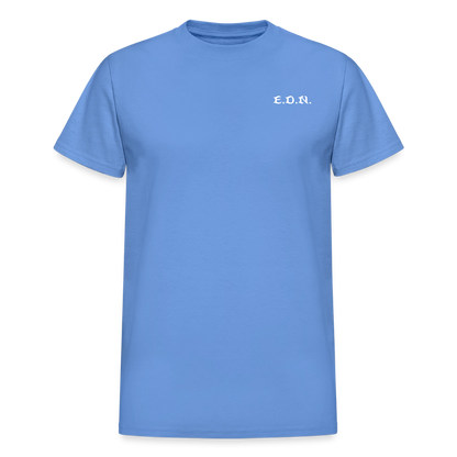 ADAM AND EVE (GENESIS CHAPTERS 1-3 COMIC STYLE ildan Ultra Cotton Adult T-Shirt - carolina blue