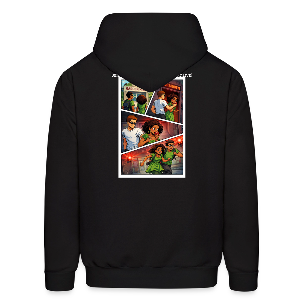 WORD TO THE STREET BIBLE ANIME Men's Hoodie - black