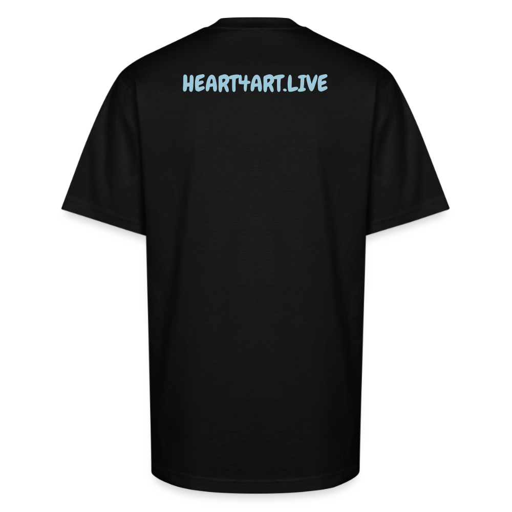 WORD TO THE STREET Unisex Oversized Heavyweight T-Shirt - black