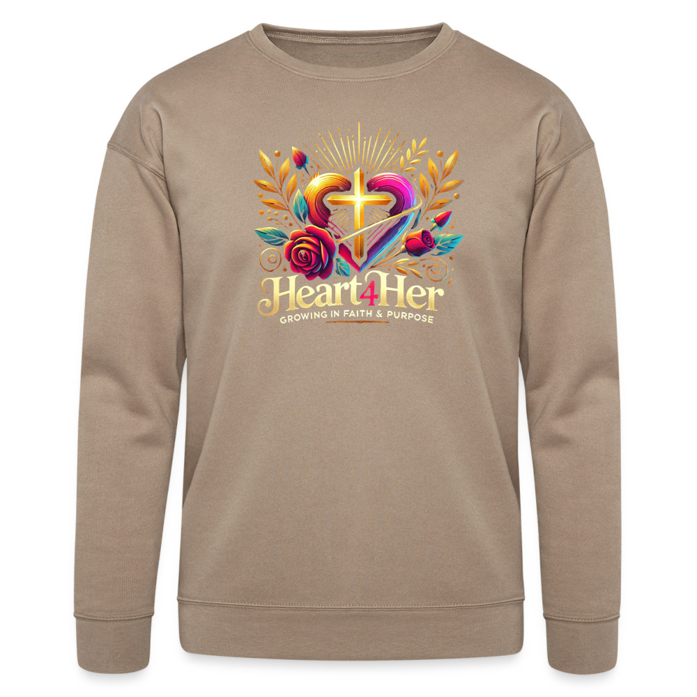 Heart4Her Bella + Canvas Unisex Sweatshirt - tan