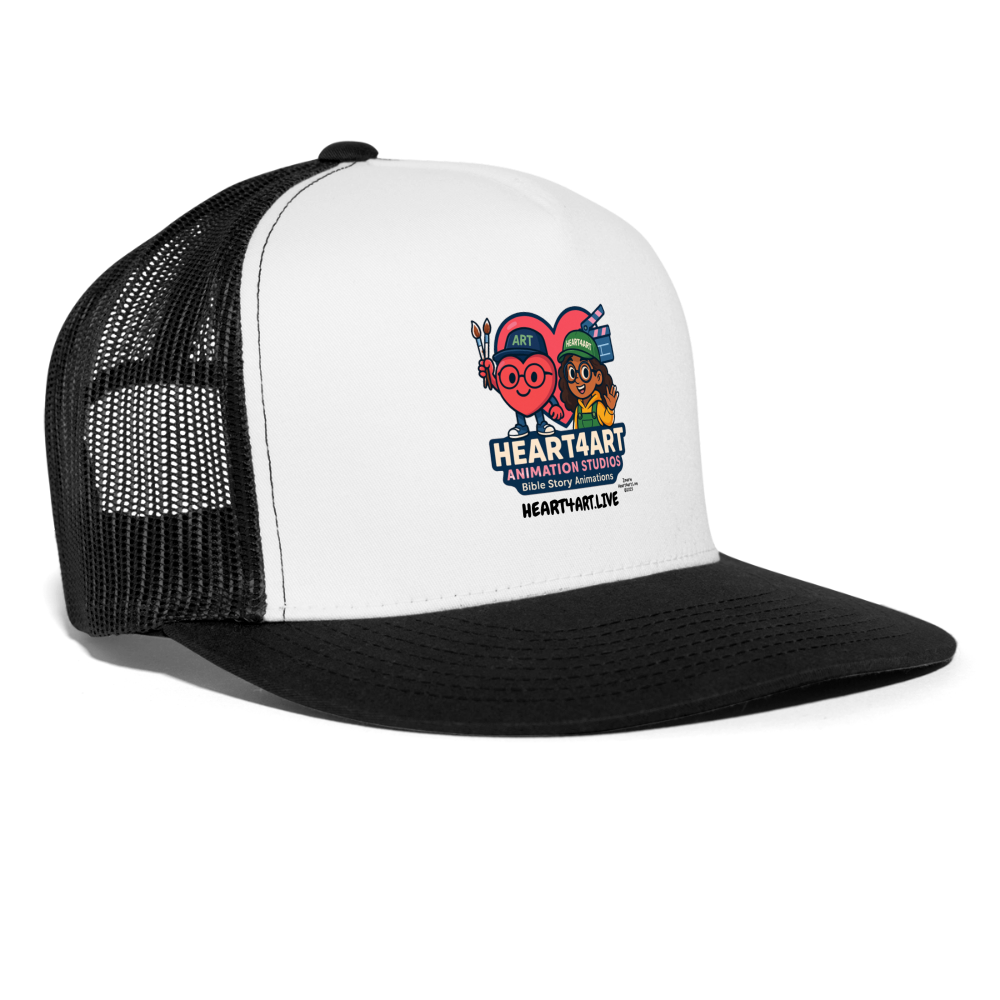 HEART4ART ANIMATION STUDIOS Trucker Hat - white/black