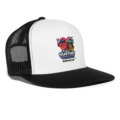 HEART4ART ANIMATION STUDIOS Trucker Hat - white/black
