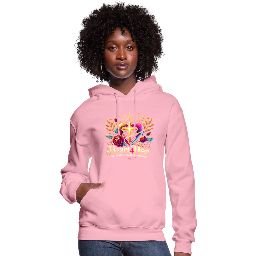 Heart4Her Women's Hoodie - classic pink