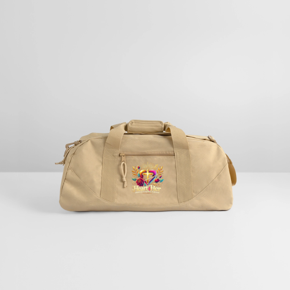 Heart4Her Recycled Duffel Bag - beige
