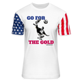 GO FOR THE GOLD Unisex T-Shirt | LAT Code Five™ 3976 - white