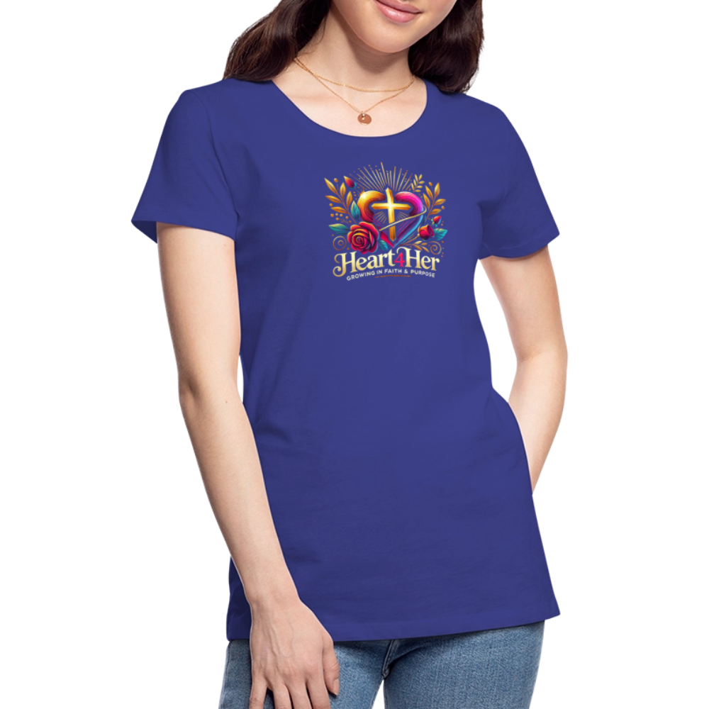 Heart4Her Women’s Premium T-Shirt - royal blue