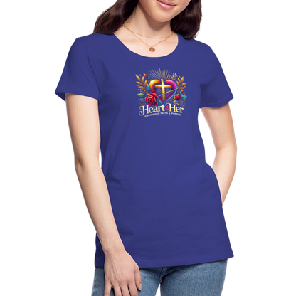 Heart4Her Women’s Premium T-Shirt - royal blue